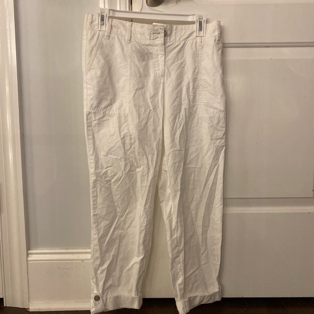 white cargo pants from urban outfitters